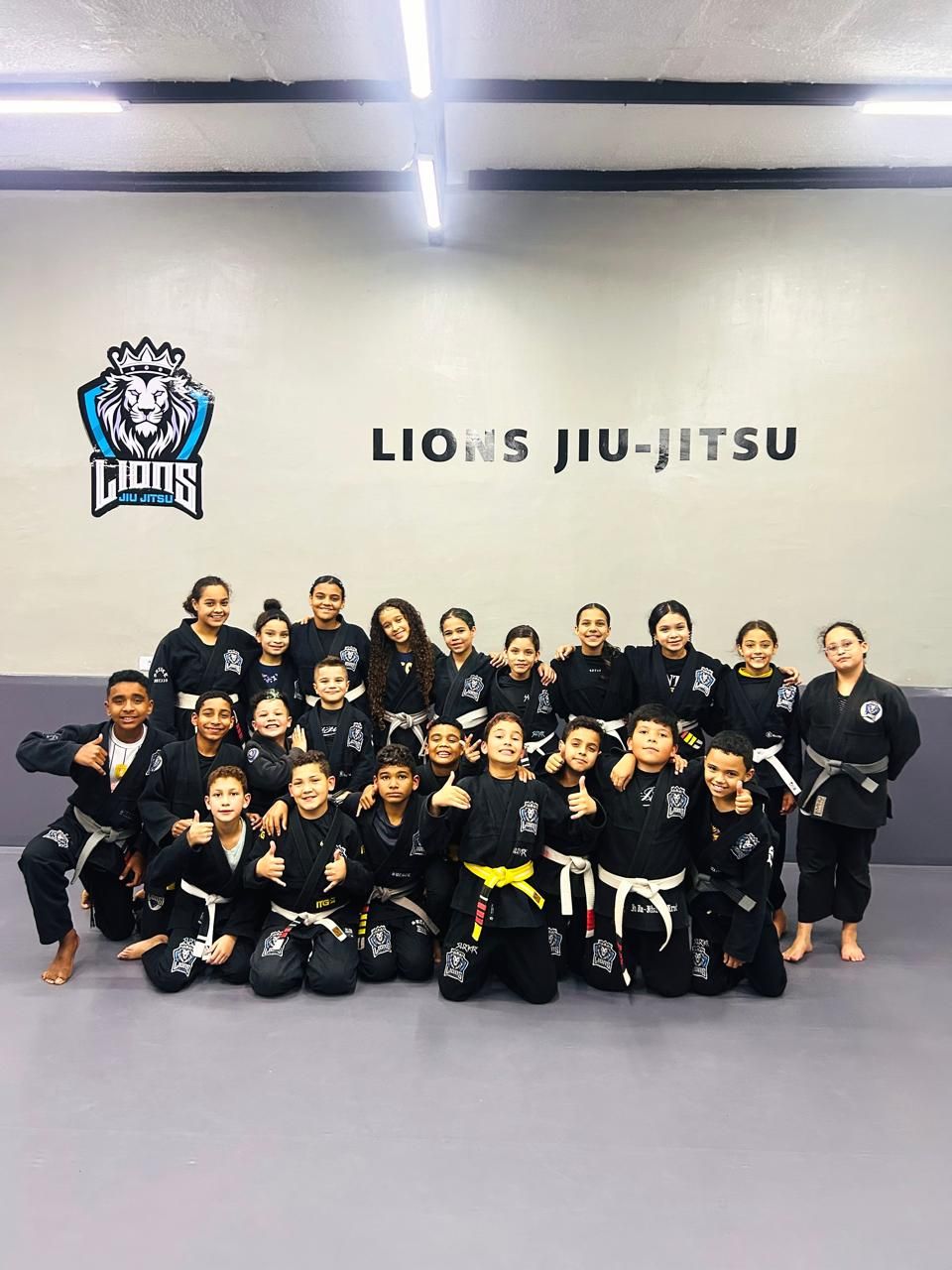 Turma Kids da Lions Jiu-Jitsu